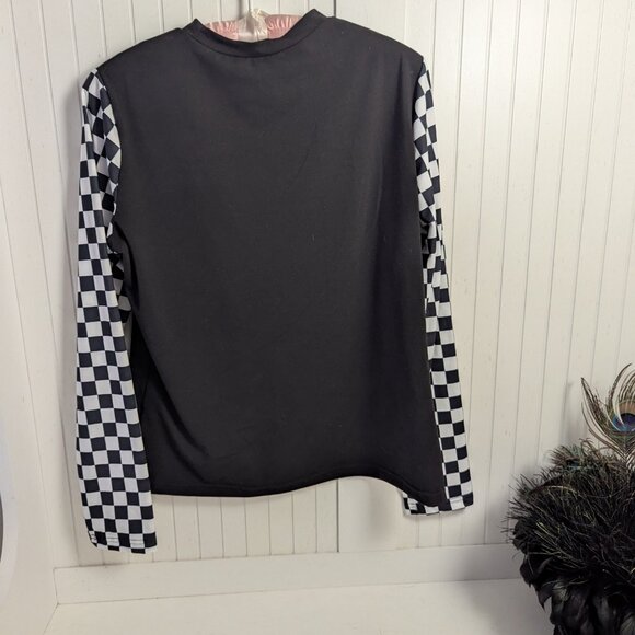 Checkered Sleeve 3@$15 CLOSET CLOSING - Picture 3 of 3